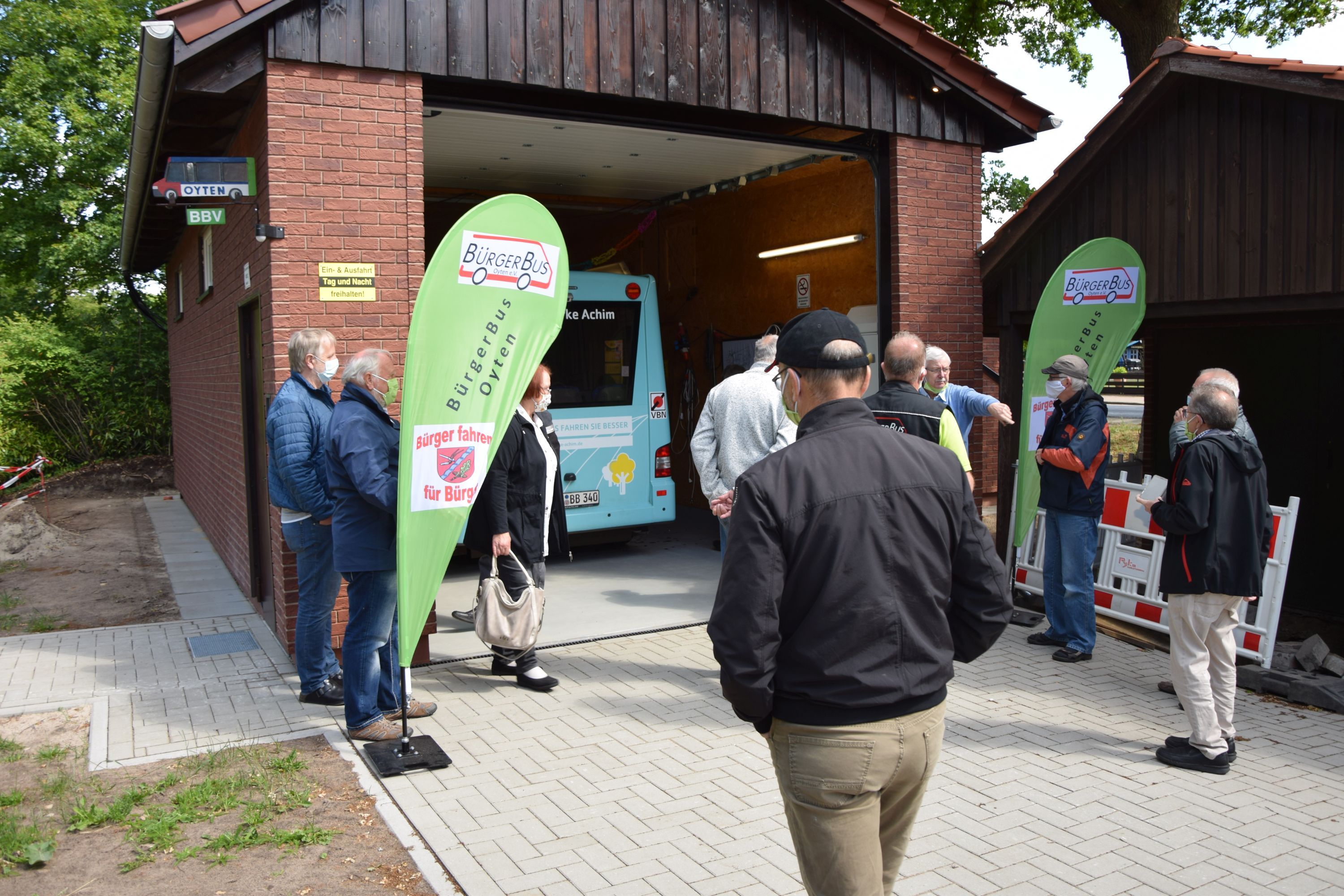 Bürgerbusgarage in Betrieb genommen